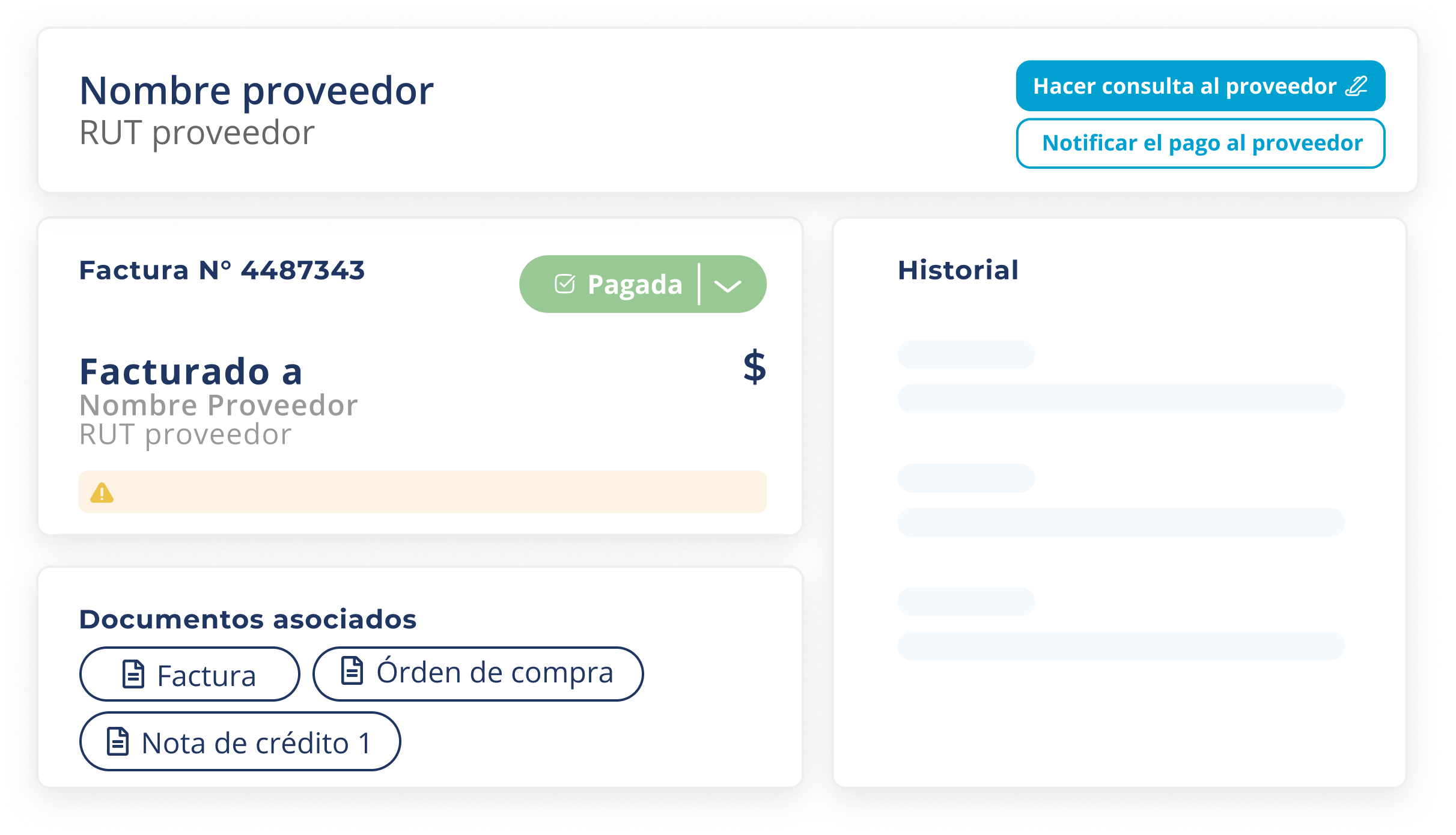 Visibilidad de cesiones  - Portal de Pago a Proveedores